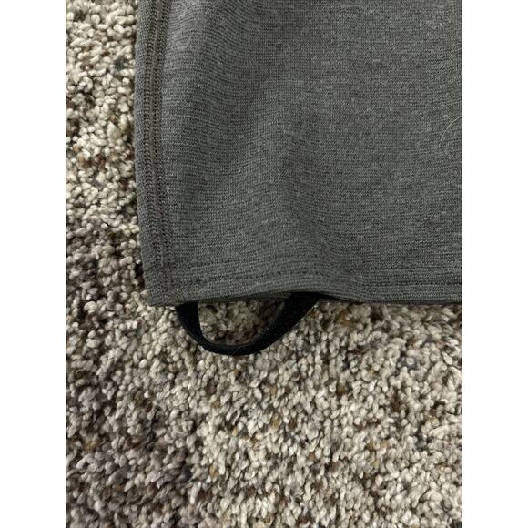 Patagonia sz L Men’s Shirt 1/2 Zip Pullover Stripes Gray Thumb Loops E24 - Picture 9 of 9